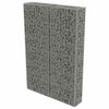 vidaXL horganyzott ac&eacute;l gabion fal fed&eacute;llel 100 x 20 x 150 cm