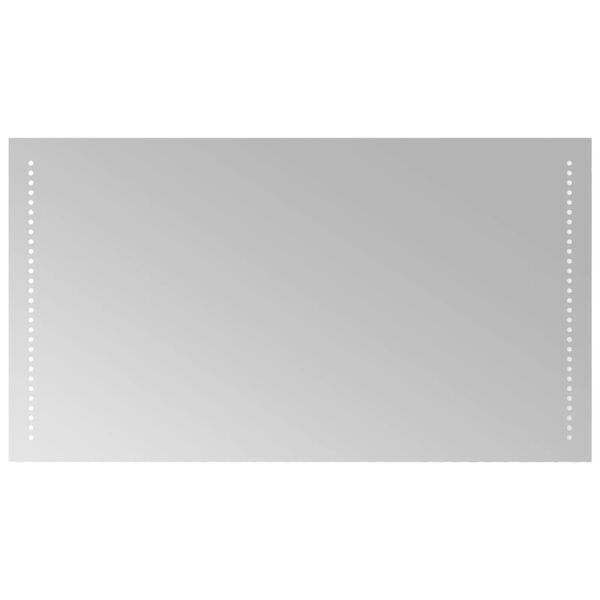 vidaXL LED-es f&uuml;rdőszobat&uuml;k&ouml;r 50x90 cm