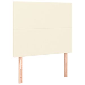 vidaXL kr&eacute;msz&iacute;nű műbőr fejt&aacute;mla 80x5x118/128 cm