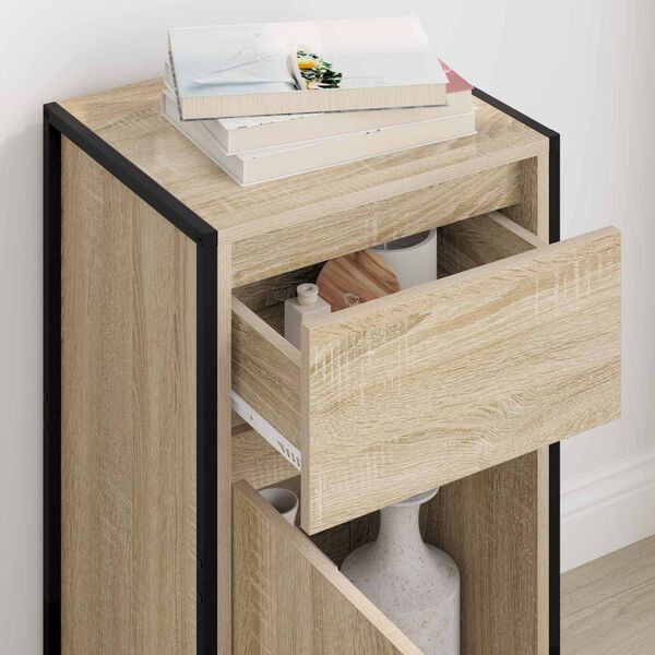 vidaXL Sz&eacute;f fi&oacute;kkal Sonoma 81 x 36 x 150.5 cm Faanyag