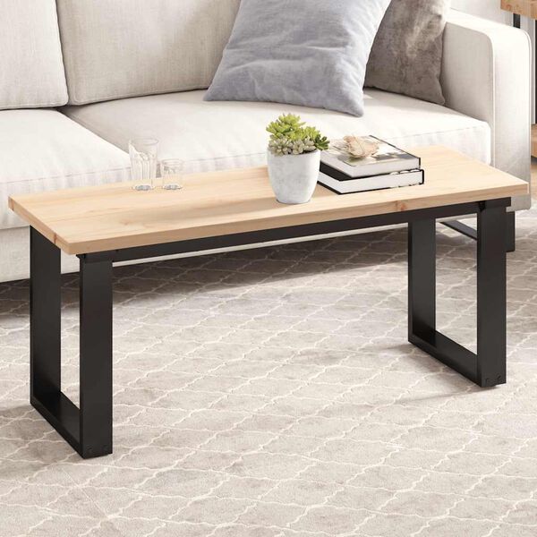 vidaXL t&ouml;m&ouml;r fenyőfa t&eacute;glalap alak&uacute; asztallap 110 x 40 x 2,5 cm