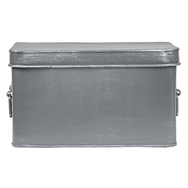 LABEL51 Media L-es méretű antikszürke tárolódoboz 27 x 21 x 16 cm