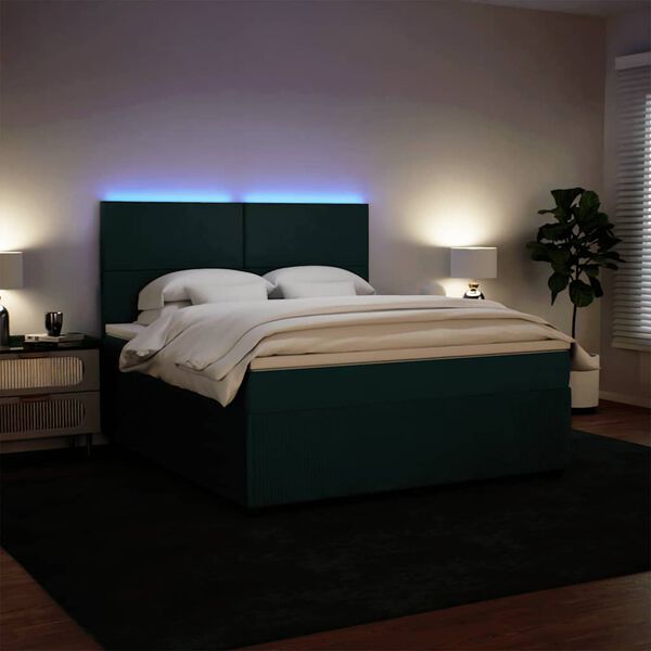 vidaXL s&ouml;t&eacute;tz&ouml;ld b&aacute;rsony rug&oacute;s &aacute;gy matraccal 180x200 cm