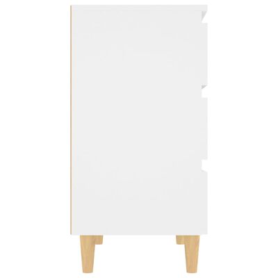 vidaXL fehér forgácslap tálalószekrény 60 x 35 x 69 cm