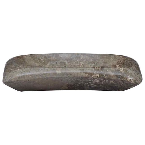 vidaXL szürke márvány mosdókagyló 50 x 35 x 10 cm