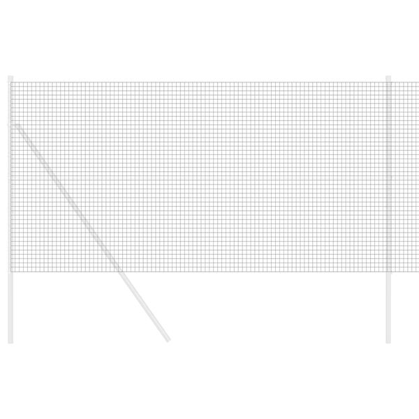 vidaXL Hegesztett Drótháló Kerítés Szürke 1.2 x 25 m Acél