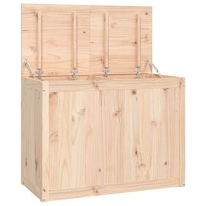 vidaXL t&ouml;m&ouml;r fenyőfa szennyestart&oacute; l&aacute;da 88,5 x 44 x 66 cm