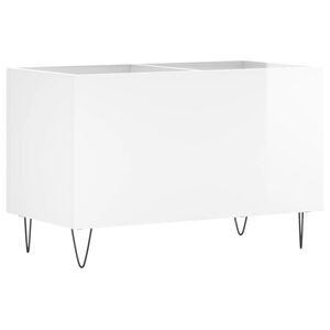 vidaXL magasf&eacute;nyű feh&eacute;r szerelt fa hanglemezszekr&eacute;ny 74,5x38x48 cm
