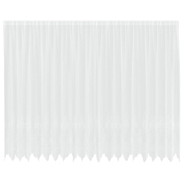 vidaXL Csipk&eacute;s F&uuml;gg&ouml;ny f&uuml;gg&ouml;ny&ouml;kkel Feh&eacute;r 200 x 500 cm Poli&eacute;szter