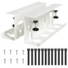 vidaXL Asztal alatti k&aacute;bel kezelő t&aacute;lca 2 pcs Feh&eacute;r 43 x 10 x 15 cm