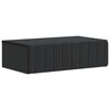 vidaXL Fali oldalt&aacute;bla Fekete 59 x 34,5 x 17 cm Szerelt Fa