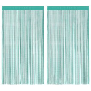 vidaXL 2 db t&uuml;rkiz zsin&oacute;rf&uuml;gg&ouml;ny 100 x 250 cm