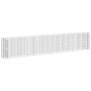 vidaXL horganyzott vas gabion magas&aacute;gy&aacute;s 540x50x100 cm