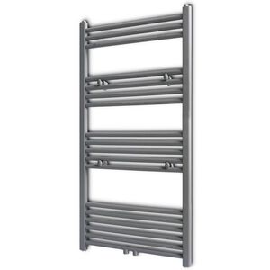 Sz&uuml;rke f&uuml;rdőszobai egyenes t&ouml;r&ouml;lk&ouml;zőtart&oacute; k&ouml;zponti fűt&eacute;ssel 600x1160mm