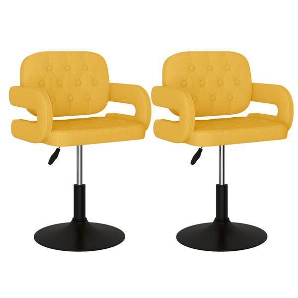 vidaXL 2 db must&aacute;rs&aacute;rga sz&ouml;vet forg&oacute; &eacute;tkezősz&eacute;k