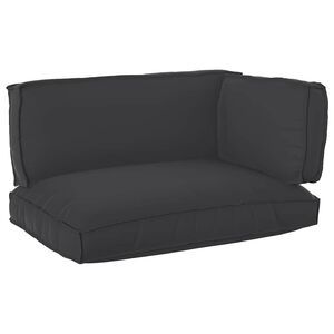 vidaXL Raklap p&aacute;rna k&eacute;szlet 3 pcs Fekete Oxford Sz&ouml;vet