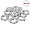 vidaXL Rug&oacute;s mos&oacute; 12 db Feh&eacute;r 13 x 1 mm Vas