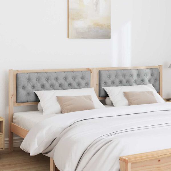 vidaXL Fejt&aacute;mla Egy&eacute;b Barna &eacute;s vil&aacute;gossz&uuml;rke 200 cm T&ouml;m&ouml;r fenyőfa