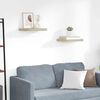 vidaXL 2 db t&ouml;lgysz&iacute;nű MDF lebegő fali polc 40 x 23 x 3,8 cm