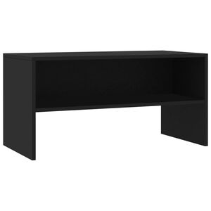 vidaXL fekete szerelt fa TV-szekr&eacute;ny 80 x 40 x 40 cm