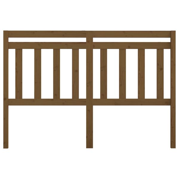 vidaXL m&eacute;zbarna t&ouml;m&ouml;r fenyőfa &aacute;gy fejt&aacute;mla 156 x 4 x 100 cm