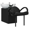 vidaXL Sampon Sz&eacute;k Fekete &eacute;s Feh&eacute;r 136 x 60 x 92 cm PVC
