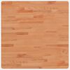 vidaXL t&ouml;m&ouml;r b&uuml;kkfa n&eacute;gyzet alak&uacute; asztallap 70 x 70 x 1,5 cm
