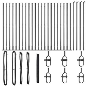 vidaXL Ker&iacute;t&eacute;soszlop Sz&uuml;rke