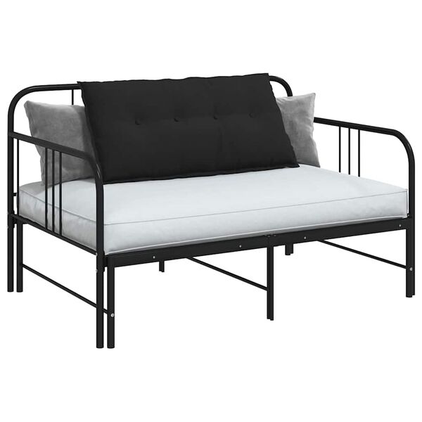 vidaXL H&aacute;tp&aacute;rna Fekete 100 x 50 cm Mikrosz&aacute;las Sz&ouml;vet