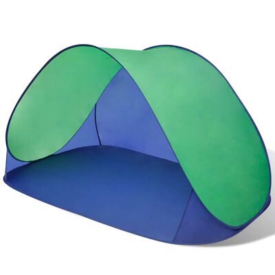 vidaXL zöld kültéri összecsukható napernyő strandsátor