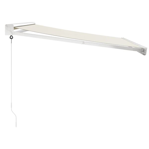 vidaXL kr&eacute;msz&iacute;nű sz&ouml;vet &eacute;s alum&iacute;nium beh&uacute;zhat&oacute; napellenző 3 x 2,5 m