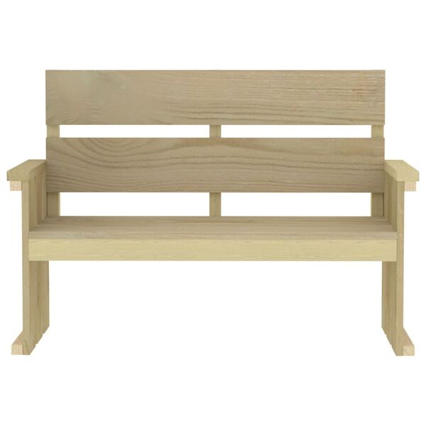 vidaXL 3 részes impregnált fenyőfa kerti étkezőgarnitúra