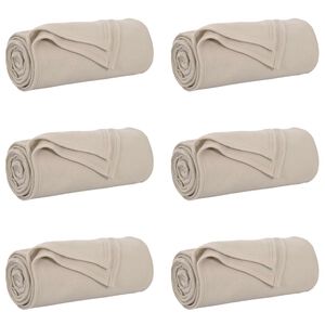 vidaXL Takar&oacute;k 6 db B&eacute;zs 240 x 220 cm 4.28 kg Gyapj&uacute;