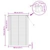 vidaXL Zsaluzia &Aacute;ll&iacute;that&oacute; Ez&uuml;st Sz&uuml;rke 150 x 100 cm PVC