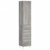 vidaXL sz&uuml;rke sonoma szerelt fa magasszekr&eacute;ny 34,5 x 34 x 180 cm