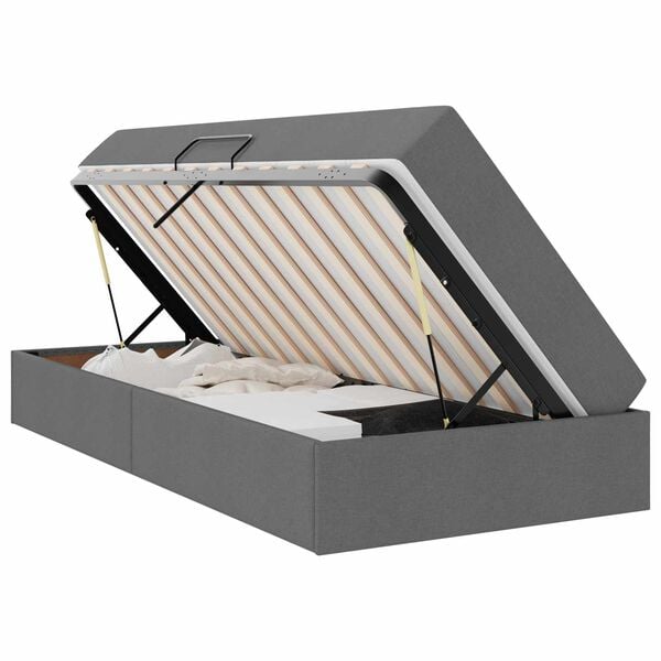 vidaXL &Aacute;gy t&aacute;rol&oacute;val &eacute;s matraccal S&ouml;t&eacute;tsz&uuml;rke 90 x 200 cm Poli&eacute;szter