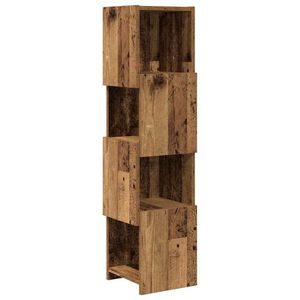 vidaXL Sarokszekr&eacute;ny 25,5x25x102cm Szerelt Fa &Ouml;reg fa