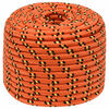 vidaXL T&ouml;bbc&eacute;l&uacute; munkak&ouml;t&eacute;l 14 mm 50 m Narancss&aacute;rga PP