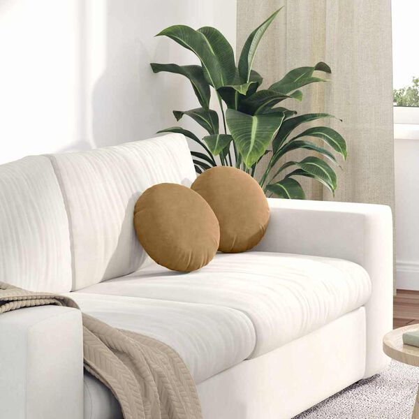 vidaXL &Uuml;lőp&aacute;rn&aacute;k 2 pcs Barna &Oslash; 40 x 13 cm B&aacute;rsony