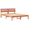 vidaXL &Aacute;gykeret fejt&aacute;ml&aacute;val Faggy&uacute; barna 135 x 190 cm T&ouml;m&ouml;r fenyőfa