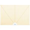 vidaXL krémszínű összecsukható terasz oldalárnyékoló 400 x 200 cm