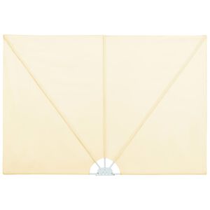 vidaXL kr&eacute;msz&iacute;nű &ouml;sszecsukhat&oacute; terasz oldal&aacute;rny&eacute;kol&oacute; 400 x 200 cm