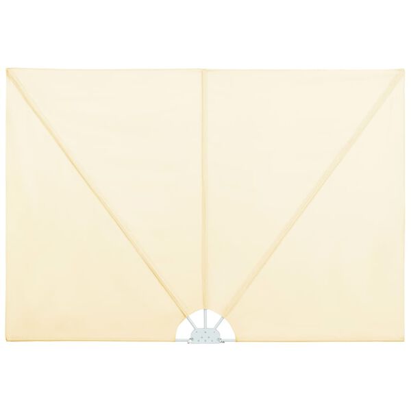 vidaXL krémszínű összecsukható terasz oldalárnyékoló 400 x 200 cm