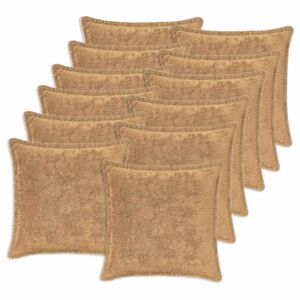 vidaXL P&aacute;rna huzat 12 db HOUTEN T&oacute;psz&iacute;nű 40 x 40 cm Műny&uacute;l Szőr
