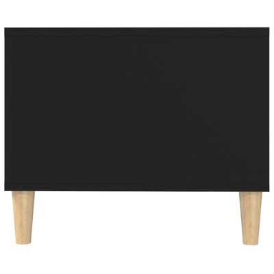 vidaXL fekete szerelt fa dohányzóasztal 102 x 50 x 40 cm