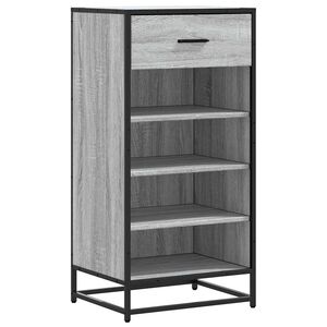 vidaXL sz&uuml;rke sonoma sz&iacute;nű szerelt fa cipőtart&oacute; 48x38x97,5 cm