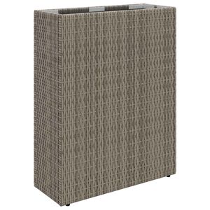 vidaXL Magas Vir&aacute;gtart&oacute; Sz&uuml;rke 55 x 22 x 70 cm polirattan