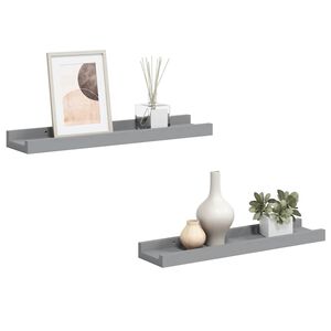 vidaXL 2 db sz&uuml;rke MDF szeg&eacute;lypolc k&eacute;pkeretekhez 40 x 9 x 3 cm