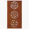 vidaXL lev&eacute;lmint&aacute;s corten ac&eacute;l kerti fald&iacute;sz 105 x 55 cm