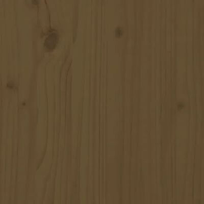 vidaXL mézbarna tömör fa ágykeret 120 x 190 cm (Small Double)